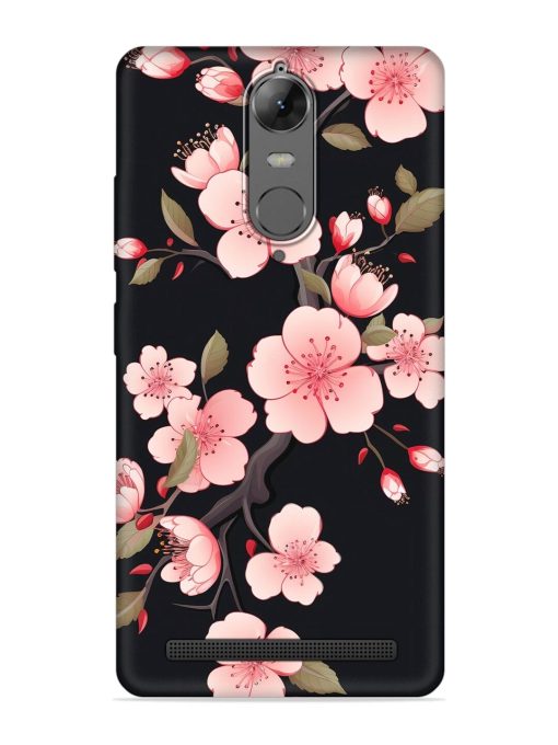 Cherry Blossom Embossed Soft Silicone Case for Lenovo K5 Note Zapvi