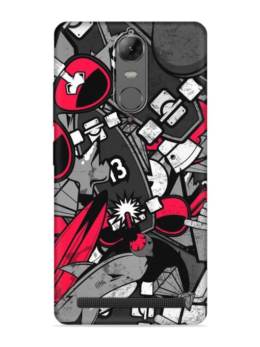 Fictional Doodle Embossed Soft Silicone Case for Lenovo K5 Note Zapvi