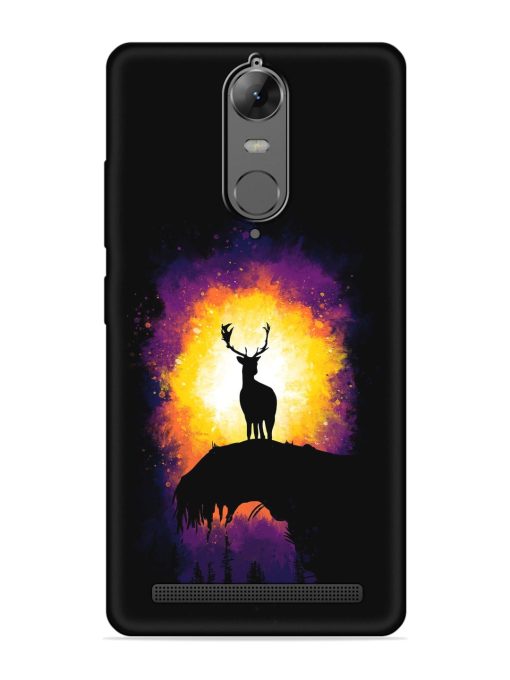 Elk Animal Art Embossed Soft Silicone Case for Lenovo K5 Note Zapvi