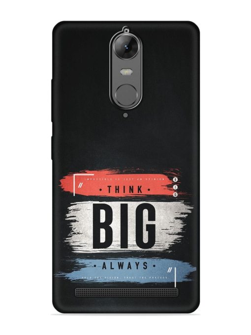 Think Big Always Embossed Soft Silicone Case for Lenovo K5 Note Zapvi