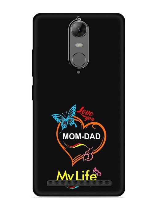 Love You Mom Dad Embossed Soft Silicone Case for Lenovo K5 Note