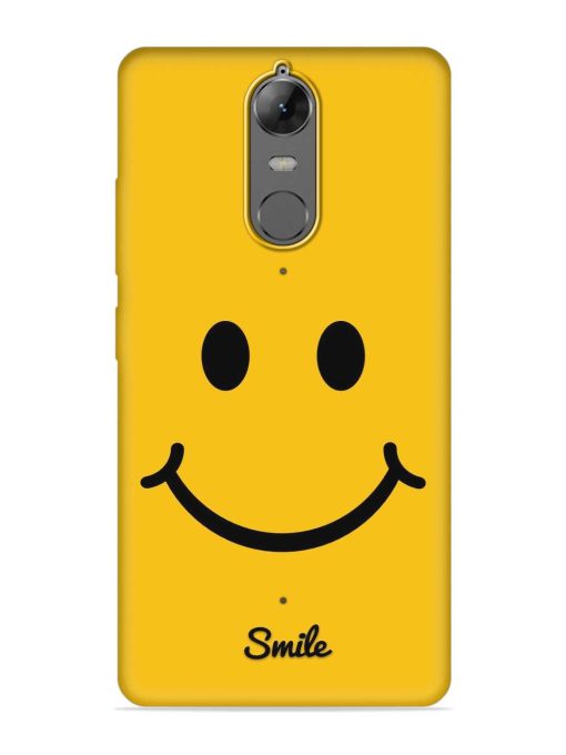 Yellow Smiley Embossed Soft Silicone Case for Lenovo K6 Note