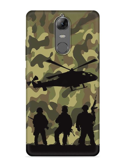 Army Heros Embossed Soft Silicone Case for Lenovo K6 Note