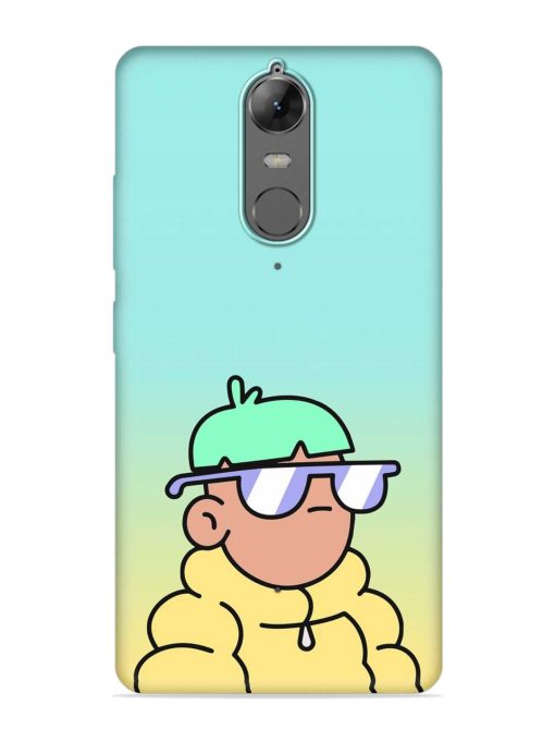 Doodles Cool Character Embossed Soft Silicone Case for Lenovo K6 Note