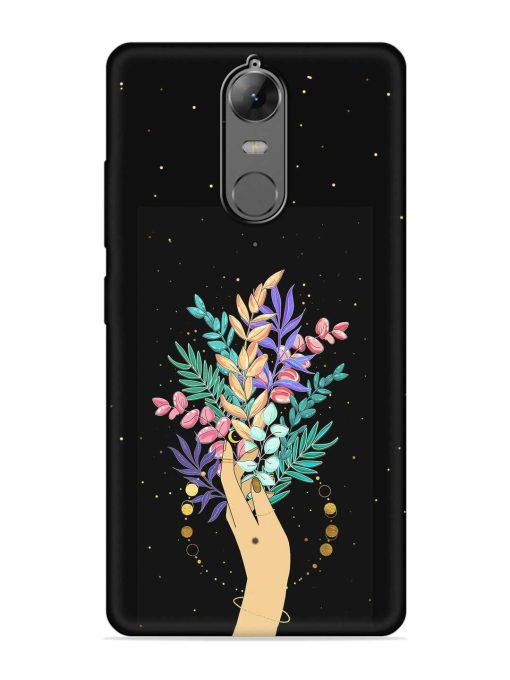 Flower On Hand Embossed Soft Silicone Case for Lenovo K6 Note