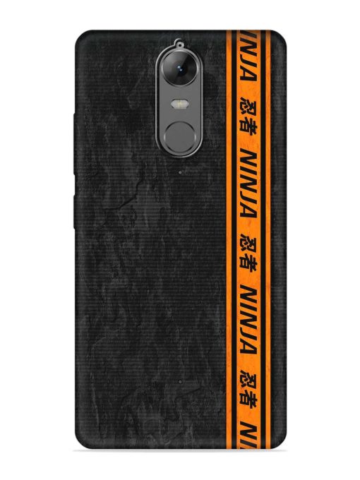 Ninja Srtips Embossed Soft Silicone Case for Lenovo K6 Note