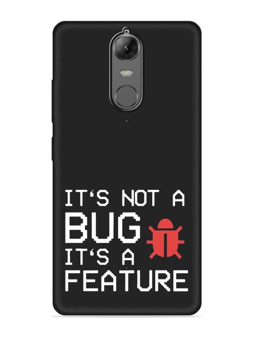 Not Bug Feature Embossed Soft Silicone Case for Lenovo K6 Note Zapvi