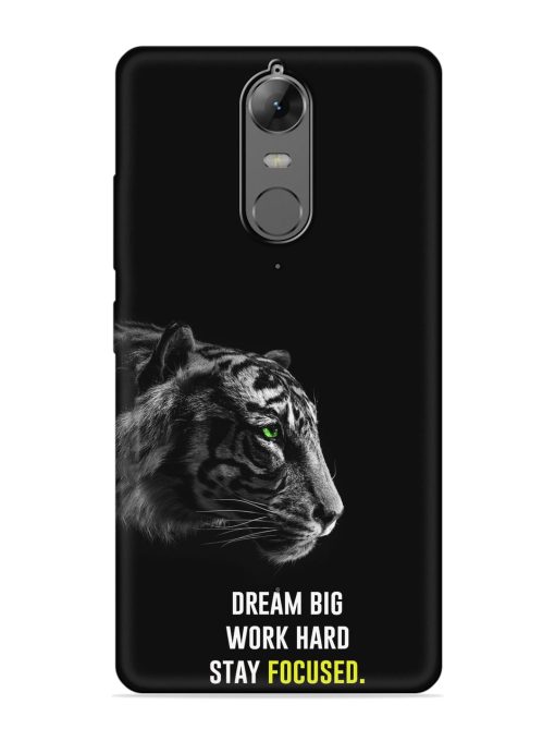 Dream Big Work Hard Embossed Soft Silicone Case for Lenovo K6 Note