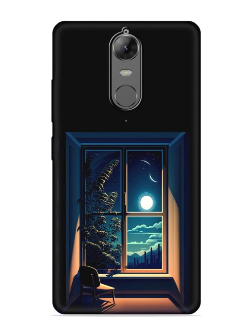 Night View At Window Embossed Soft Silicone Case for Lenovo K6 Note