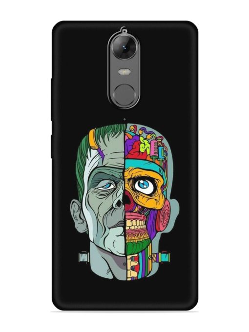 Men Vs Skull Embossed Soft Silicone Case for Lenovo K6 Note