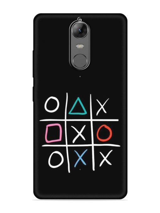 Super Neon Tic-Tac-Toe Embossed Soft Silicone Case for Lenovo K6 Note