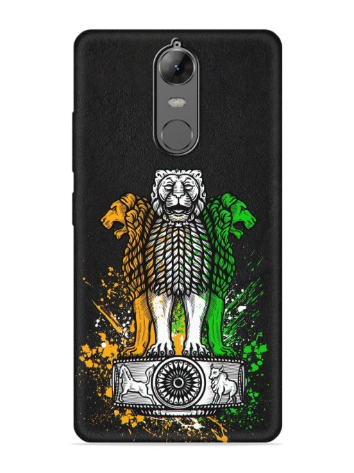 Pillars Of Ashoka Embossed Soft Silicone Case for Lenovo K6 Note