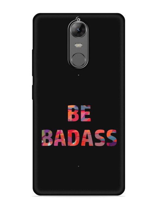 Be Badass Embossed Soft Silicone Case for Lenovo K6 Note Zapvi