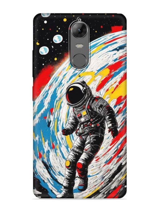 Astronaut Art Embossed Soft Silicone Case for Lenovo K6 Note