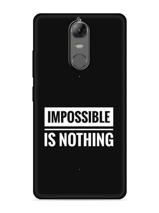 Impossible Is Nothing Embossed Soft Silicone Case for Lenovo K6 Note