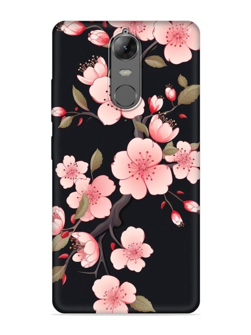 Cherry Blossom Embossed Soft Silicone Case for Lenovo K6 Note