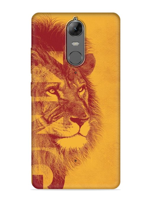 Gold Lion Crown Art Embossed Soft Silicone Case for Lenovo K6 Note