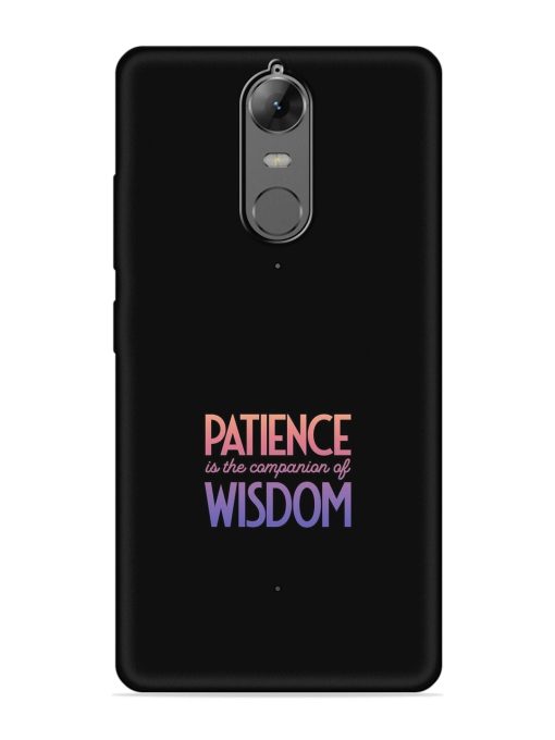 Patience Is The Embossed Soft Silicone Case for Lenovo K6 Note Zapvi