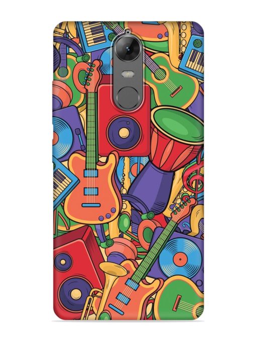 Colorful Music Art Embossed Soft Silicone Case for Lenovo K6 Note Zapvi