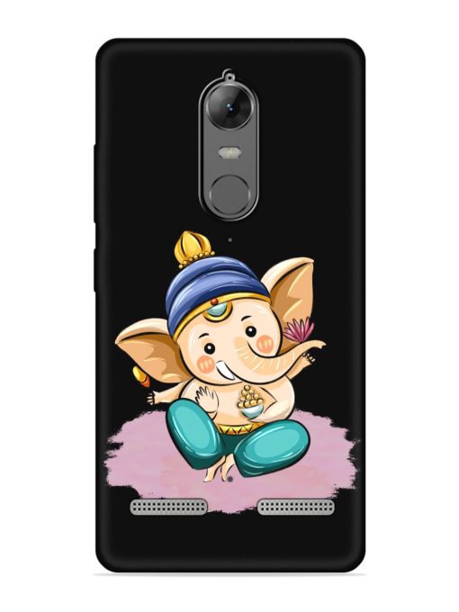 Bal Ganesh Vector Art Embossed Soft Silicone Case for Lenovo K6 Power Zapvi