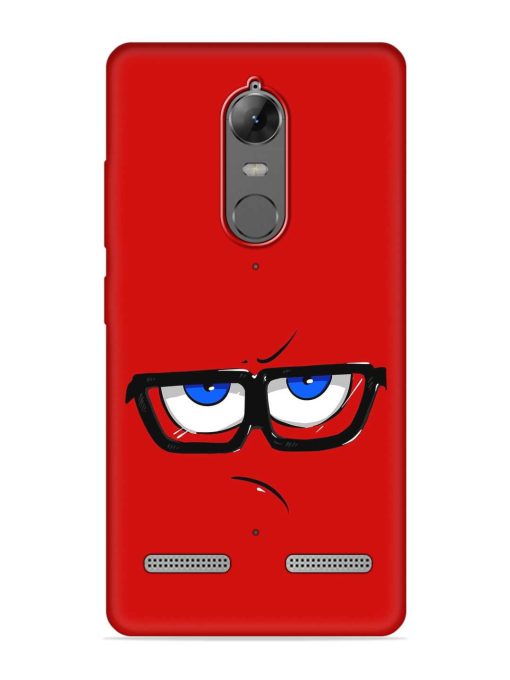 Rad Angry Face Embossed Soft Silicone Case for Lenovo K6 Power Zapvi