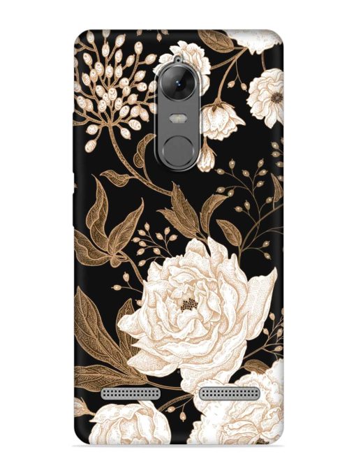 Peonies Roses Floral Embossed Soft Silicone Case for Lenovo K6 Power Zapvi