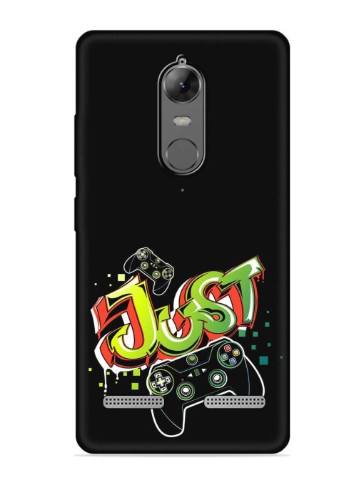 Graffiti Gamepad Illustration Embossed Soft Silicone Case for Lenovo K6 Power