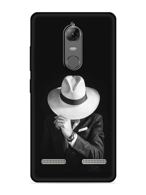 Men Under Hat Embossed Soft Silicone Case for Lenovo K6 Power