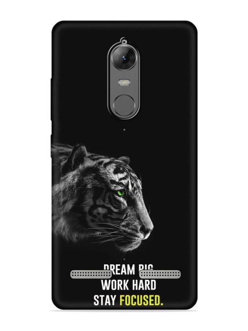 Dream Big Work Hard Embossed Soft Silicone Case for Lenovo K6 Power Zapvi