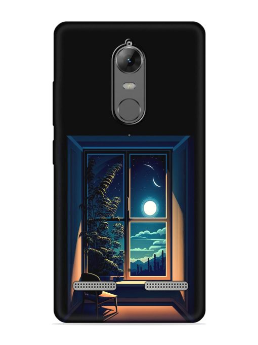 Night View At Window Embossed Soft Silicone Case for Lenovo K6 Power