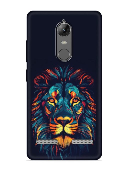 Colorful Lion Embossed Soft Silicone Case for Lenovo K6 Power