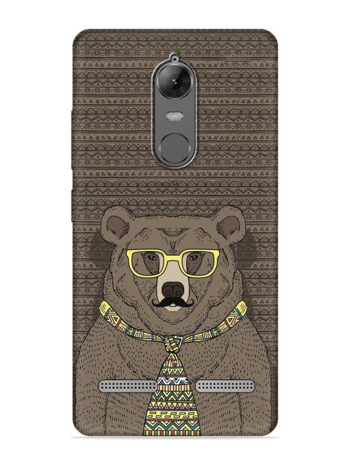 Grizzly Bear Embossed Soft Silicone Case for Lenovo K6 Power