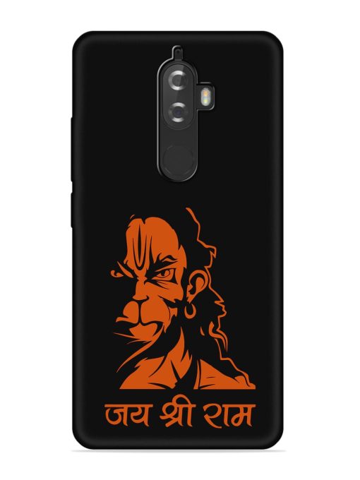 Angry Hanuman Embossed Soft Silicone Case for Lenovo K8 Plus Zapvi