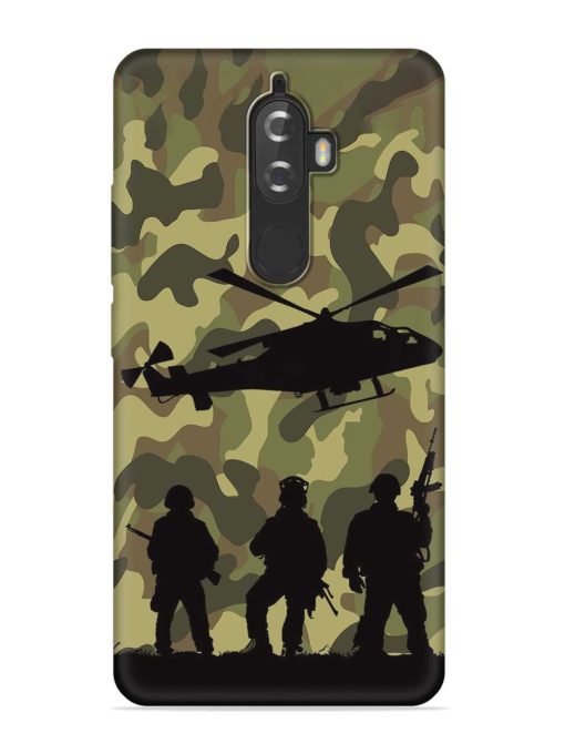 Army Heros Embossed Soft Silicone Case for Lenovo K8 Plus Zapvi