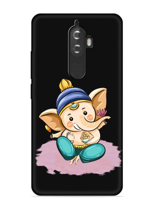 Bal Ganesh Vector Art Embossed Soft Silicone Case for Lenovo K8 Plus Zapvi