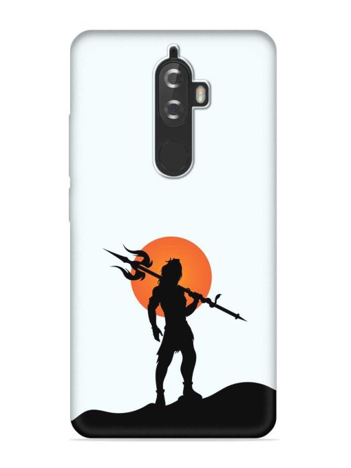 Lord Mahadev Trendy Embossed Soft Silicone Case for Lenovo K8 Plus