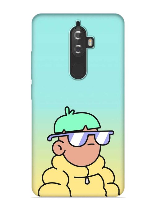 Doodles Cool Character Embossed Soft Silicone Case for Lenovo K8 Plus Zapvi