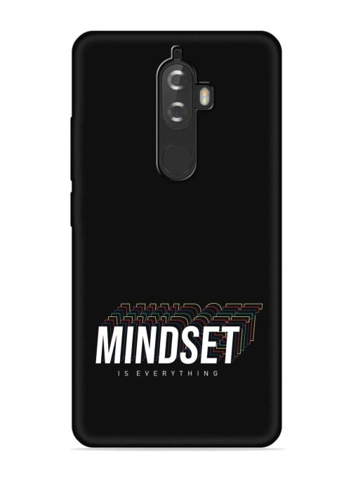 Mindset Everything Slogan Embossed Soft Silicone Case for Lenovo K8 Plus Zapvi