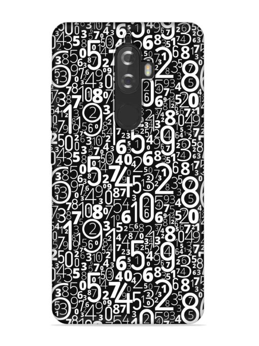 Many Numbers Different Embossed Soft Silicone Case for Lenovo K8 Plus