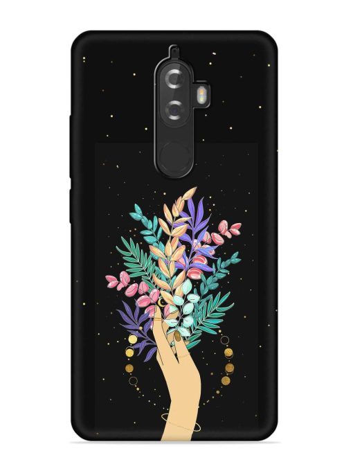 Flower On Hand Embossed Soft Silicone Case for Lenovo K8 Plus