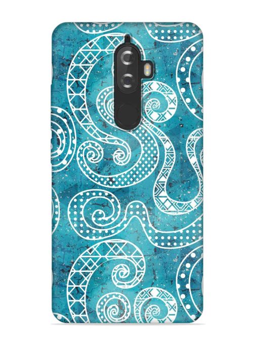 Vintage Curved Seamless Embossed Soft Silicone Case for Lenovo K8 Plus Zapvi