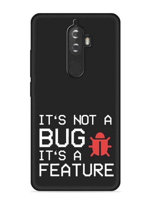 Not Bug Feature Embossed Soft Silicone Case for Lenovo K8 Plus