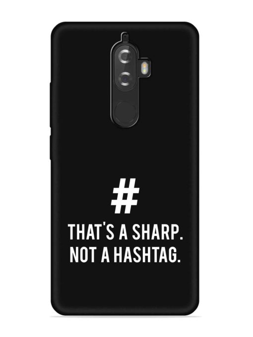 Thats Sharp Not Embossed Soft Silicone Case for Lenovo K8 Plus Zapvi