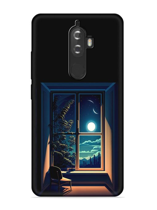 Night View At Window Embossed Soft Silicone Case for Lenovo K8 Plus