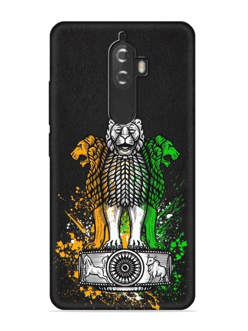 Pillars Of Ashoka Embossed Soft Silicone Case for Lenovo K8 Plus Zapvi