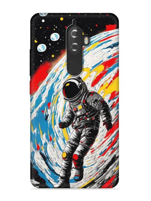 Astronaut Art Embossed Soft Silicone Case for Lenovo K8 Plus