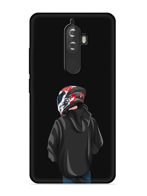 Motorcycle Rider Embossed Soft Silicone Case for Lenovo K8 Plus