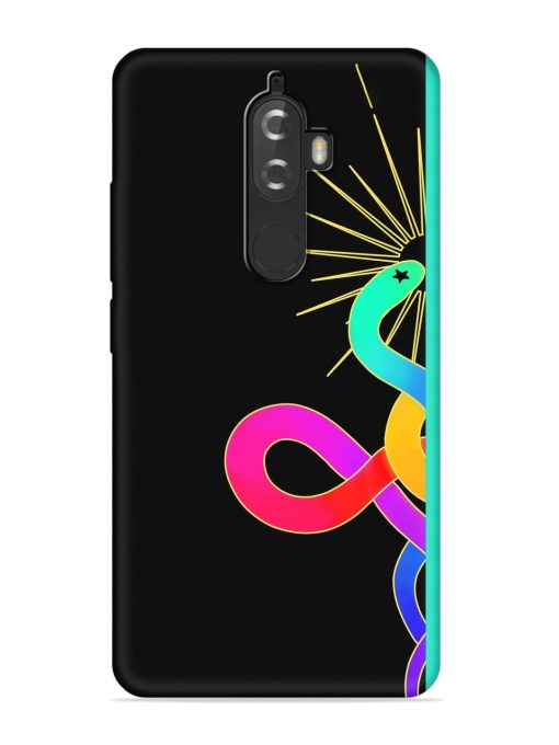 Art Geometric Abstraction Embossed Soft Silicone Case for Lenovo K8 Plus Zapvi