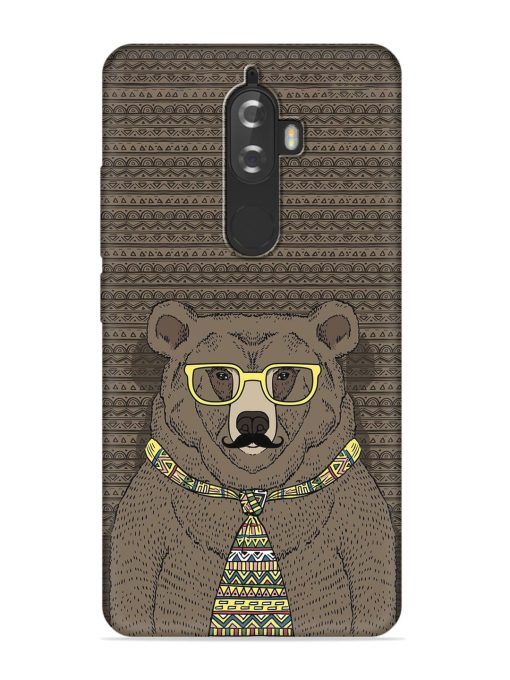 Grizzly Bear Embossed Soft Silicone Case for Lenovo K8 Plus Zapvi