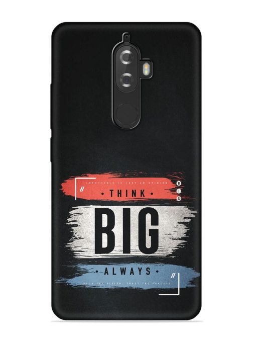 Think Big Always Embossed Soft Silicone Case for Lenovo K8 Plus Zapvi